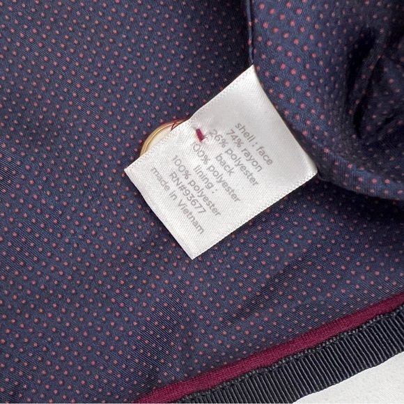 JCP Maroon and Black Blazer - Picture 4 of 9